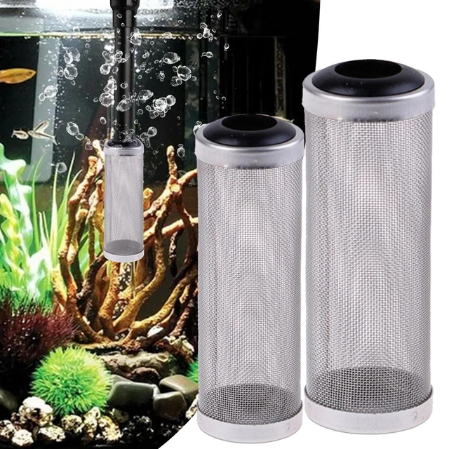 Stainless Steel Aquarium Filter Inflow Inlet Basket Mesh Shrimp Protect