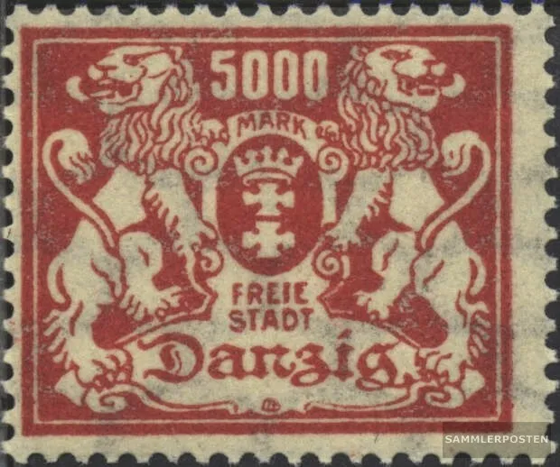 Danzig 152 postfrisch 1923 Wappen