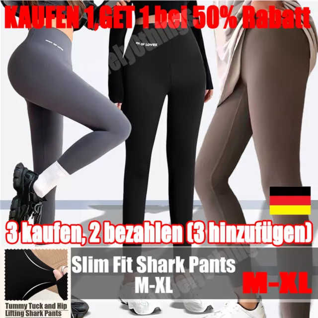 Damen Leggings Hochbund Yoga Hose Abnehmen Po-Lift Leggins Frauen Gym/Sport Hose