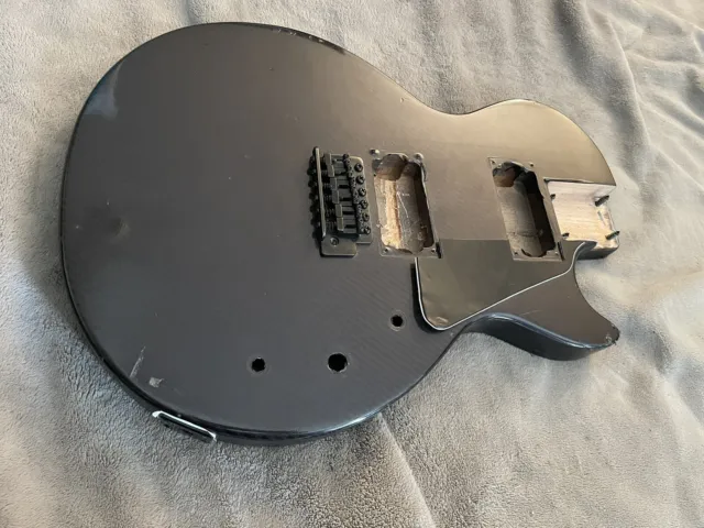 Gibson / Epiphone Les Paul Special-II GT Guitar Body Black Carbon Fiber Wrap