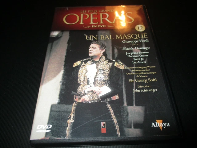 DVD "UN BAL MASQUE - Verdi" Placido DOMINGO / LES PLUS GRANDS OPERAS N°12