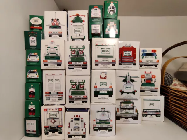 45+ Hess Trucks From 1993-2014 - Original Boxes - See Description