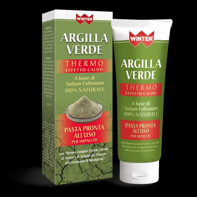 Argilla Verde Thermo Effetto Caldo Pronta All'uso 250ml