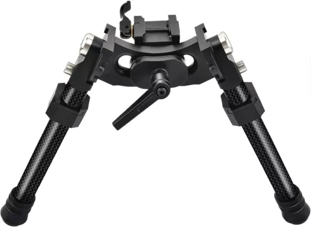V10 Carbon Fiber Tactical Bipod QD Picatinny/Weaver Rail Wide stance bi-pod