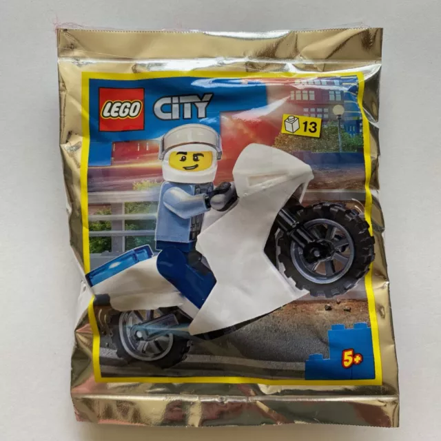 LEGO City Policeman and Motorcycle Foil Pack Set 952103 Minifigure SEALED