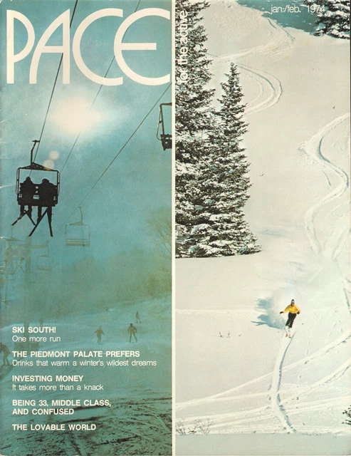 Piedmont Airlines inflight magazine Pace 1/74 vol 1 num 1 inaugural issue [1012]