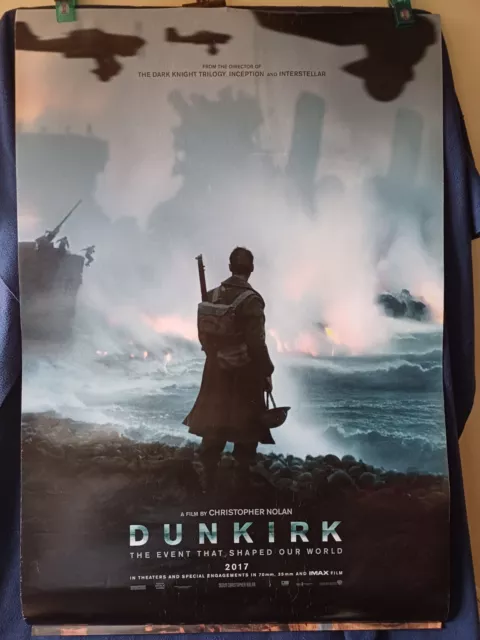 DUNKIRK   CHRISTOPHER NOLAN ORIGINAL ONE SHEET CINEMA POSTER b