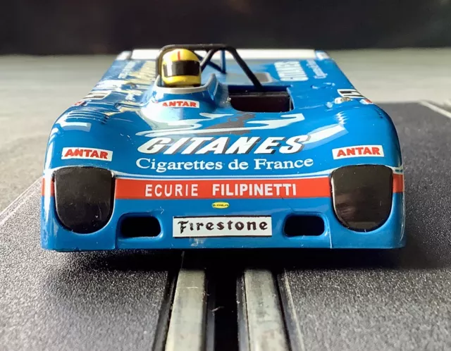 SLOT CAR 1/32 SLOTER LOLA T290 “GITANES” Paul Ricard 1972 Jo Bonnier