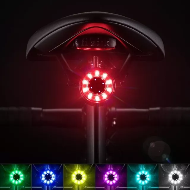 RockBros Fahrrad LED Rücklicht, USB Wiederaufladbare, Fahrradlicht Hinten Lampe