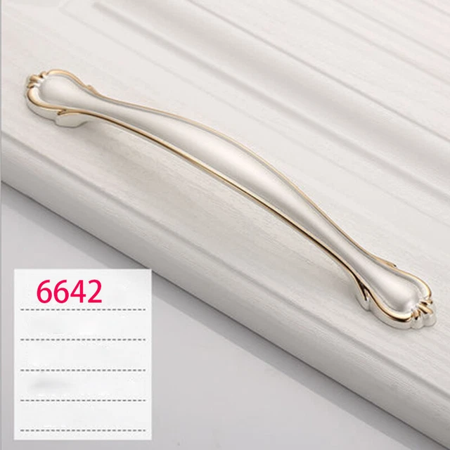 1Pcs/2Pcs French Style Furniture Kitchen Cupboard Bar Door Knob Handle Drawer 11