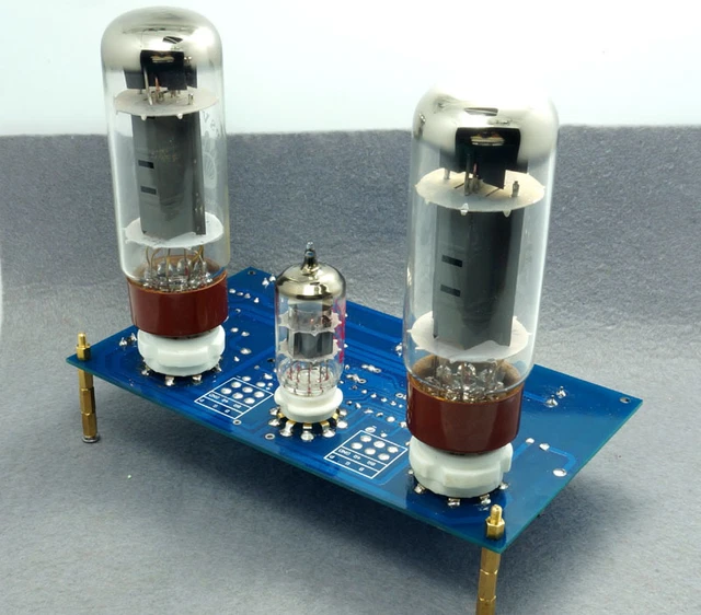 SINGLE ENDED STEREO 10 Watt Valve Audio Amplifier kit EL34 ECC83 board