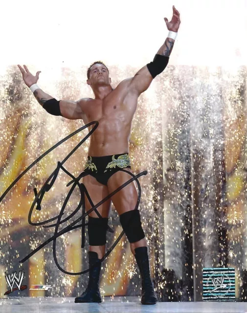 Randy Orton 10 x 8 signierte Vordruck Fotodatei glänzend Wwe WWF AEW Tna