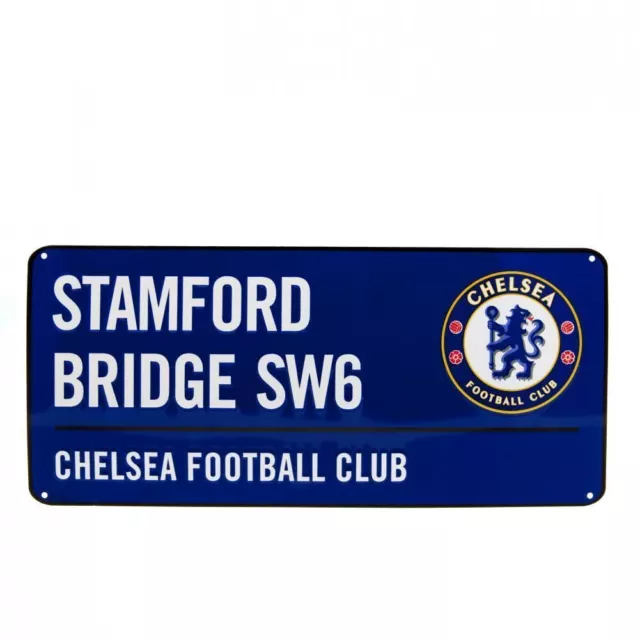 Chelsea FC Street Sign BL - Brand New Official Merchandise