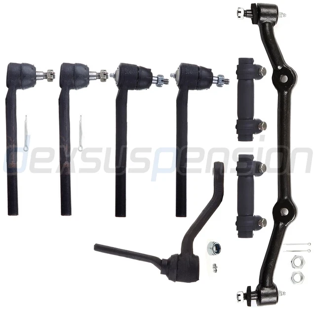 8x Tie Rod End Adjusting Sleeve Center Link Kit Fits 96-03 Chevrolet S10 RWD
