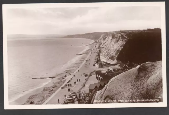 Postcard Bournemouth Dorset the Durley Chine and Sands RP by Beale