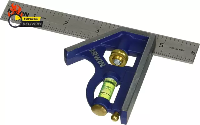 Tools Combination Square, Metal-Body, 6-Inch (1794468)