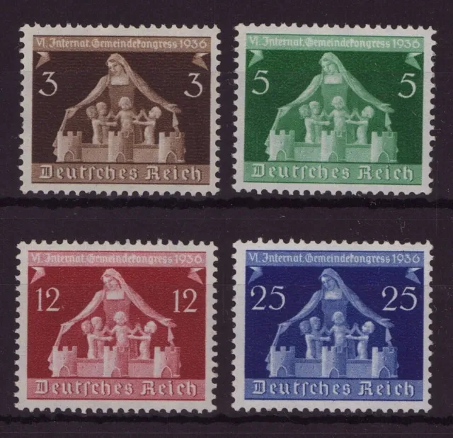 Deutsches Reich, MiNr. 617-620 postfrisch - Gemeindekongreß [DR617S