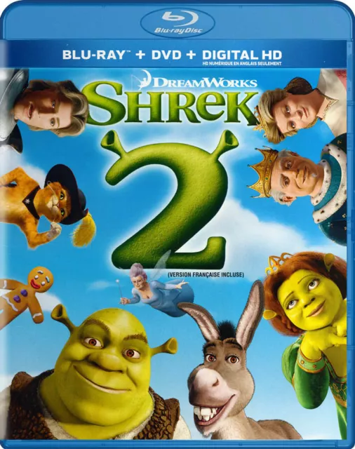 Shrek 2 (Blu-Ray + DVD + Digital HD) (Blu-Ray) Nuevo Azul