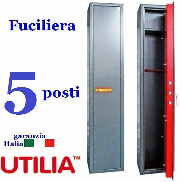 Armoire forte 8 armes avec lunette serrure elec