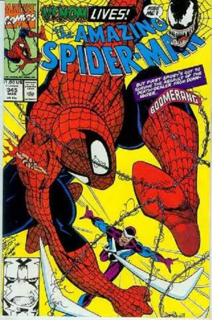 Amazing Spiderman # 345 (Venom, 2nd Cletus Cassidy) (Mark Bagley) (USA,1991)