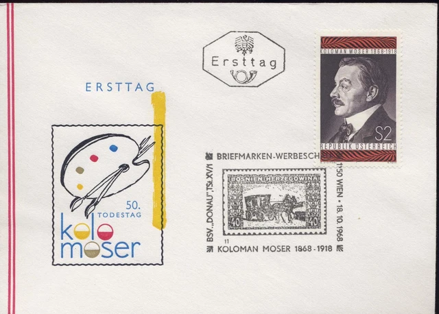 Österreich,Kolo Moser,Postwagen