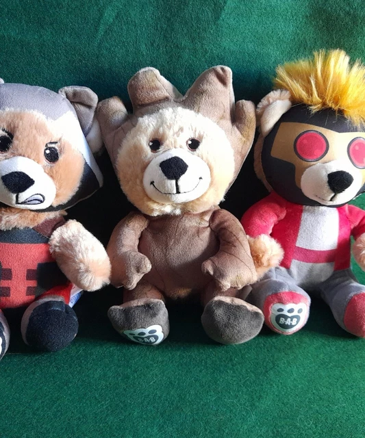 BUILD A BEAR Mini Plush Guardians of the Galaxy Groot, Rocket Racoon