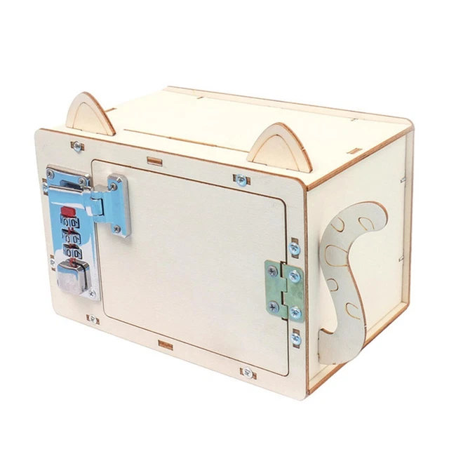 WOOD SCIENCE PROJECT Model Kits Password Box Model Handicrafts ...