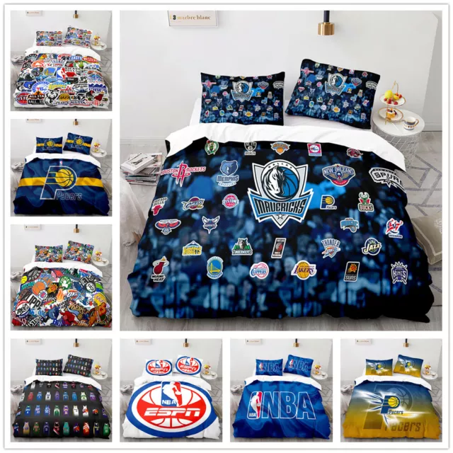 Basketball 3D Printed Bedding Set 2/3PCS Duvet Cover & Pillowcase(s) Gift AU2-2