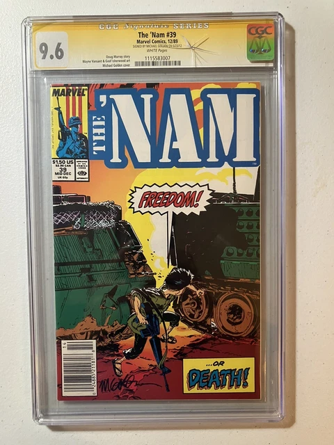 The Nam #39 CGC 9.6 signed by Michael Golden