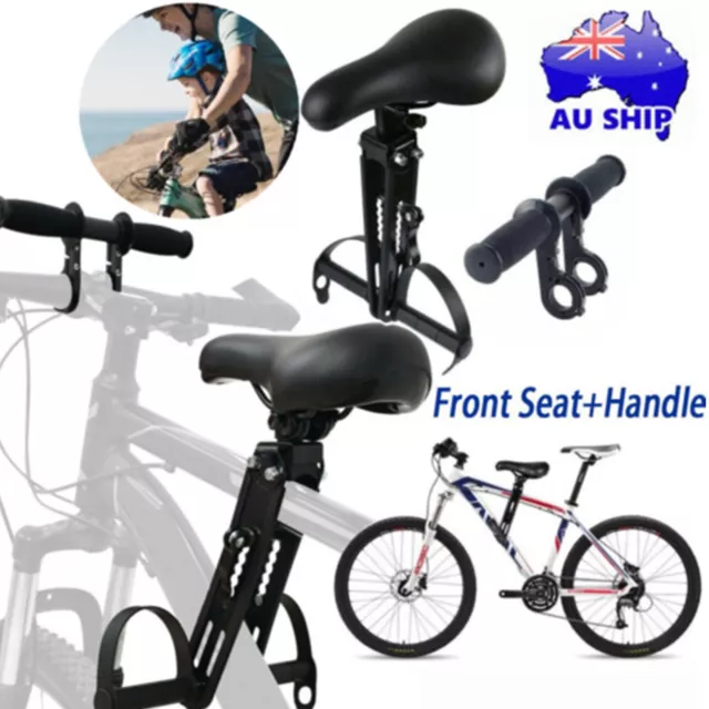 Kid Bike Front Seat Armrest Set MTB Mounted Child Top Tube Bicycle Detachable AU