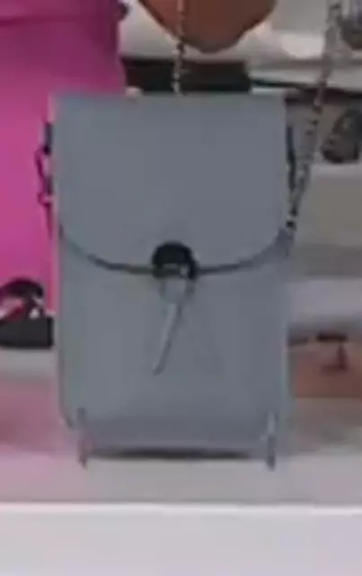 Chic purse with easy cell phone touch access by lori sales greiner