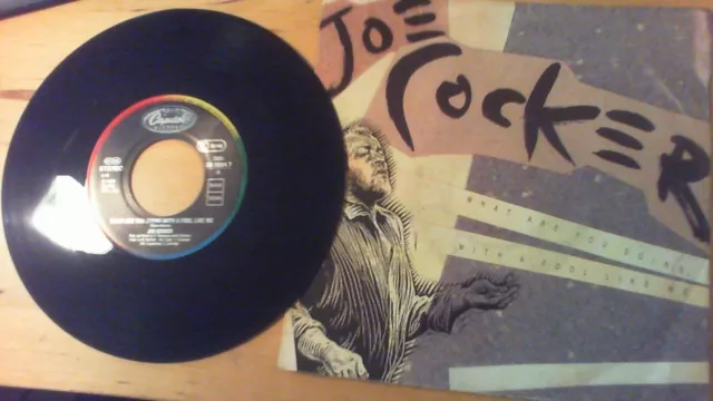 Joe Cocker – What Are You Doing With A Fool Like Me, 7" Vinyl Single 1990