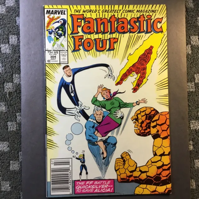 Fantastic Four #304 Marvel Comics 1987 Vf/Nm Newsstand Edition
