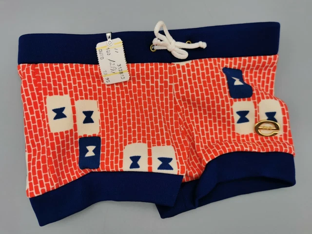 Costume da bagno originale anni 60 ragazzi anni 70 taglia 104 98 vintage retrò mai indossato