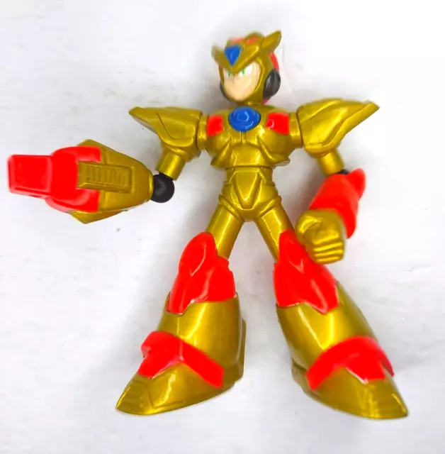 1995 Mega Man Rockman X 3.5" Max Armor Hyper Chip Megaman Poseable Figure Bandai