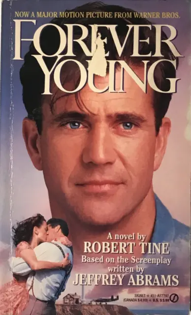 FOREVER YOUNG - Vintage MOVIE TIE-IN Paperback - 1992 -  MEL GIBSON - VG-