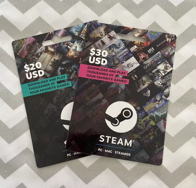 Steam Wallet Gift Card - $100 - (Physical Card) Free Expidited