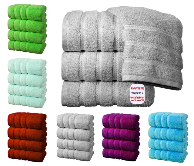 100% Egyptian Cotton Ultra Soft 600GSM Extra Large Super Jumbo Bath Sheet Towels