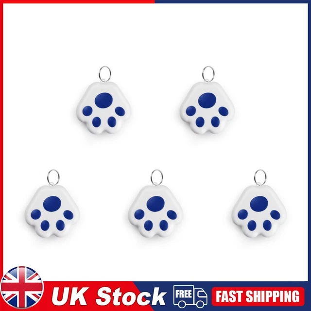 Bluetooth-compatible GPS Pet Tracer Anti Lost Keychain Dog Locator (Blue)