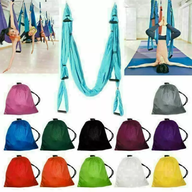 210T Hänge-Matte beharrlich Yoga Swing Schaukel Tuch Fitness Übungen Für Aerial