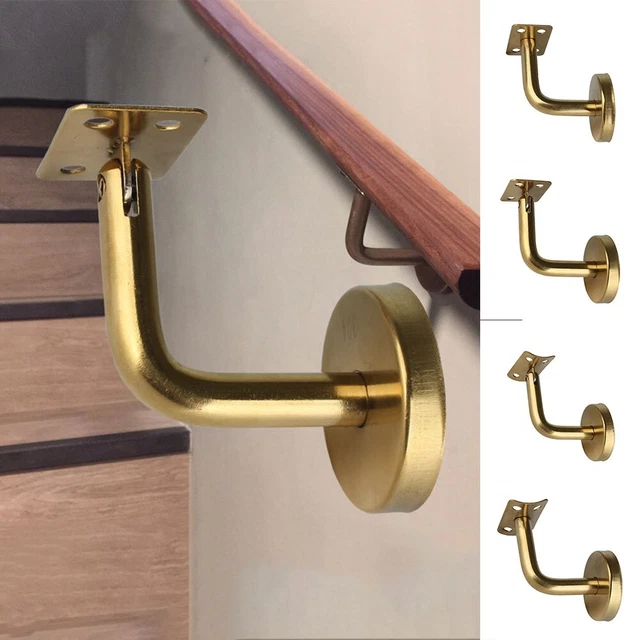 Set di staffe di montaggio robusti binari per scale 5 pz supporto corrimano montato a parete