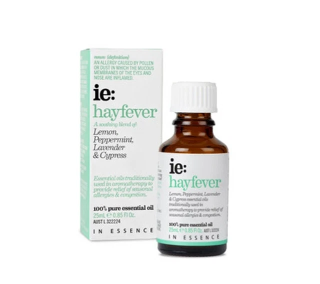 ie: Hayfever: Therapeutic Oil Blend 25ml