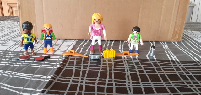 Lot Playmobil École Avec Accessoires Et Personnages - Idéal Pour Ferme Et Bâtiment Scolaire
