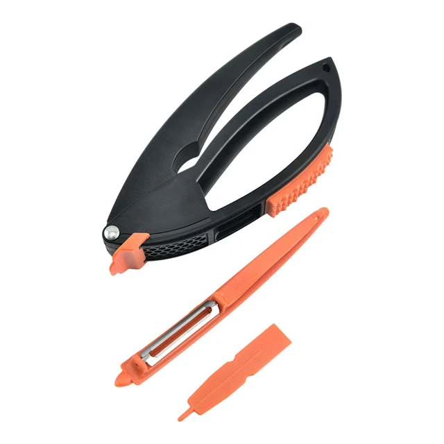 GARLIC PRESS MACHINE Butter Slicer Kitchen Gadgets Tool Manual £7.89