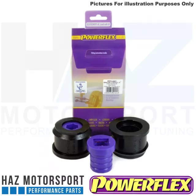 Arbustos delanteros de polietileno trasero Powerflex x2 66 mm para BMW E46 Serie 3 99-06