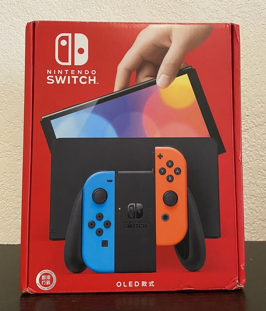 NINTENDO SWITCH OLED Model Handheld Console 64GB Neon Blue/Neon Red