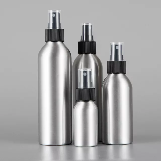 8oz/2oz/4oz/30/60/120ml empty metal aluminum spayer Bottles  w/fine mist spayer