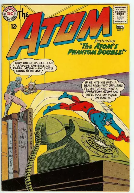 Atom #9 3.5 // Gil Kane & Murphy Anderson Cover Art Dc Comics 1963