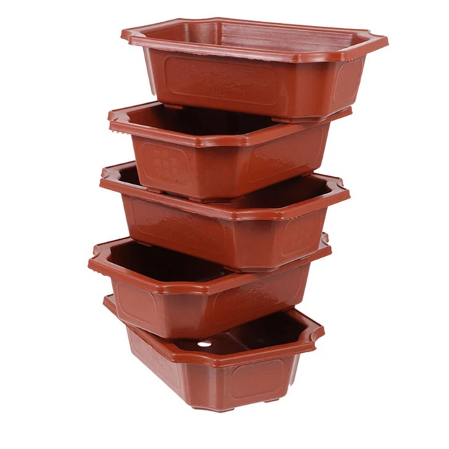 Set di 30 piattini per piante in plastica per vasi da fiori 15 20
