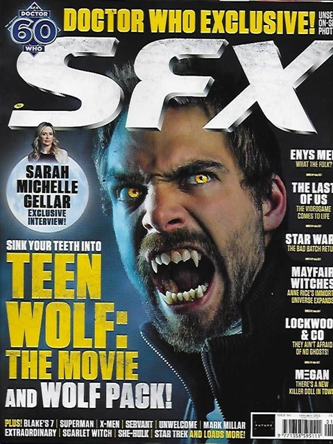 SFX MAGAZINE #361 January 2023 TEEN WOLF THE MOVIE Sarah Michelle